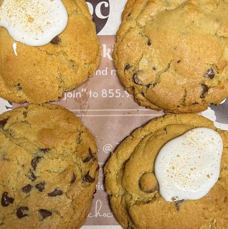 Half and Half S’mores - Choc Cookies