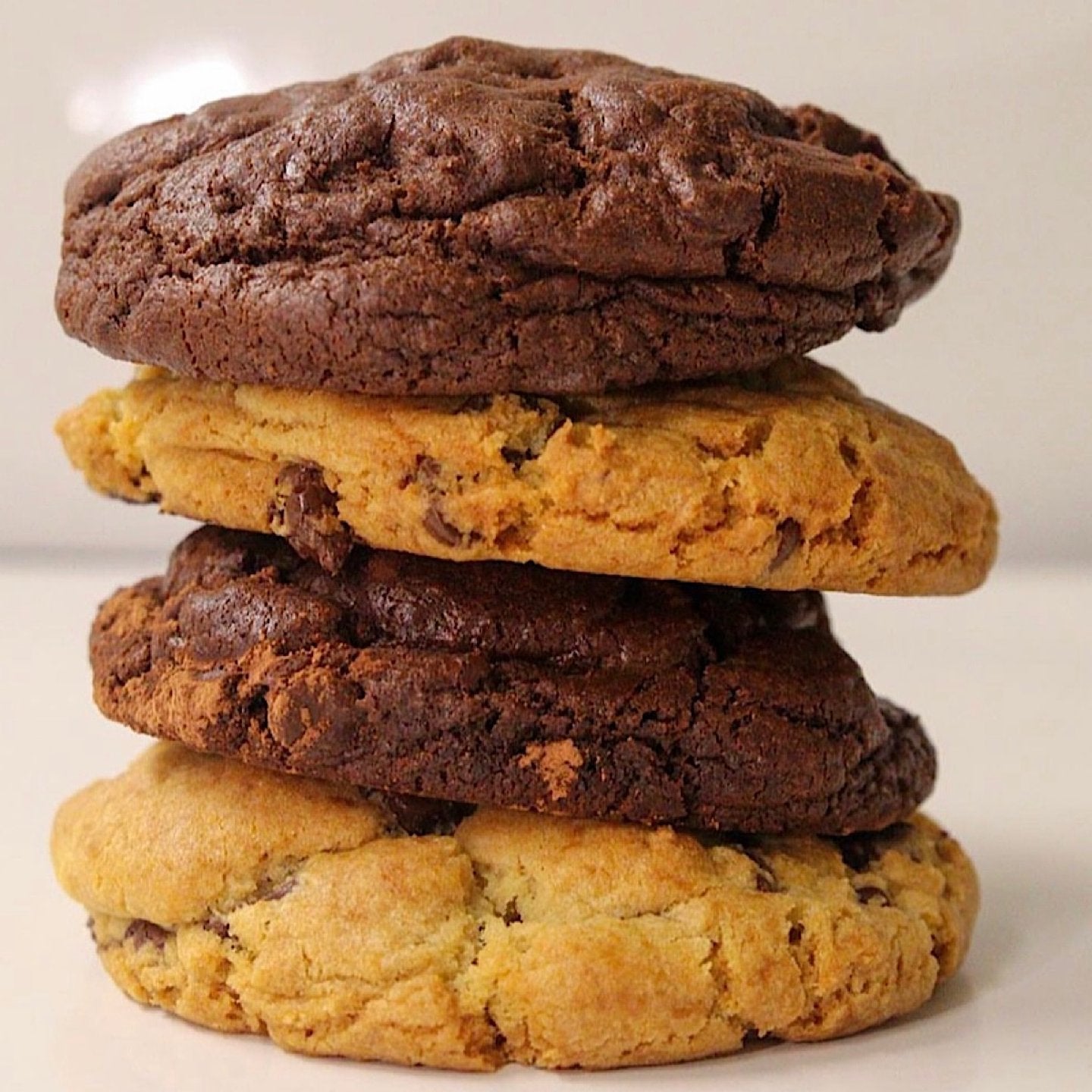 Half and Half Triple Chocolate - Choc Cookies