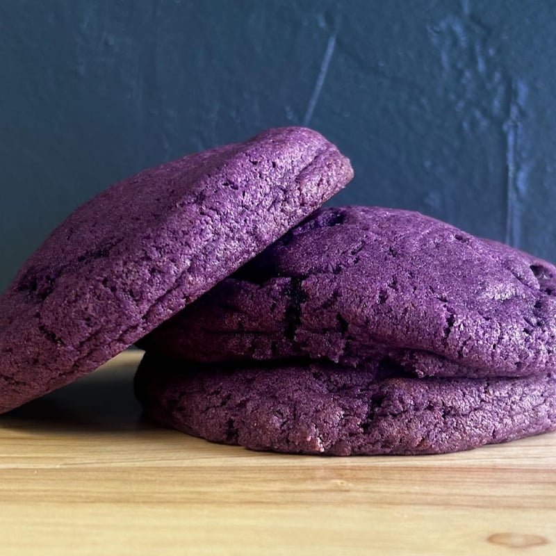 Half & Half Ube - Choc Cookies